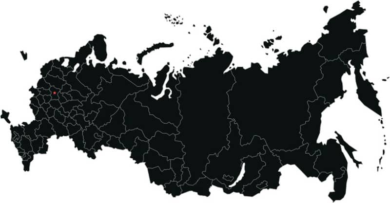 ВоркДримс » Векторная карта России с регионами